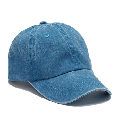 2026 Vintage Washed Denim Baseball Cap 100% Cotton Dad Hat