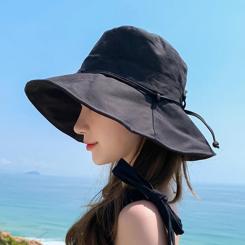 Women Tie Bow Fisherman Hat