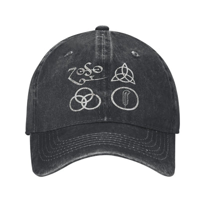 The Mother Ship Led Zeppelin Washed Baseball Cap