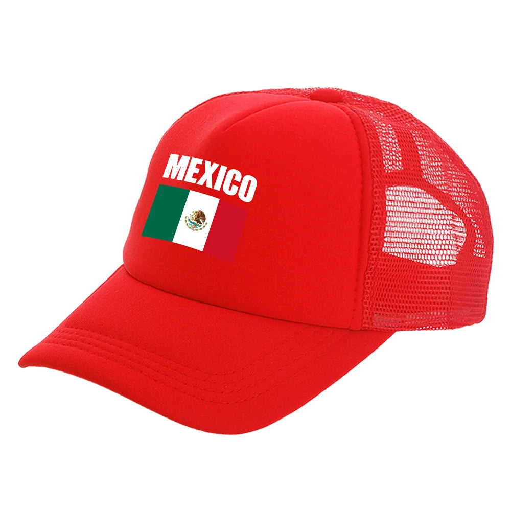 Mexico Trucker Cap Men Cool Mexico National Hat Baseball Cap Cool Summer Unisex Mesh Net Caps