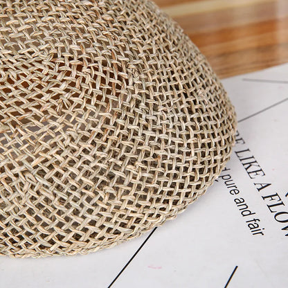 Big Size Fashion Straw Weave Berets
