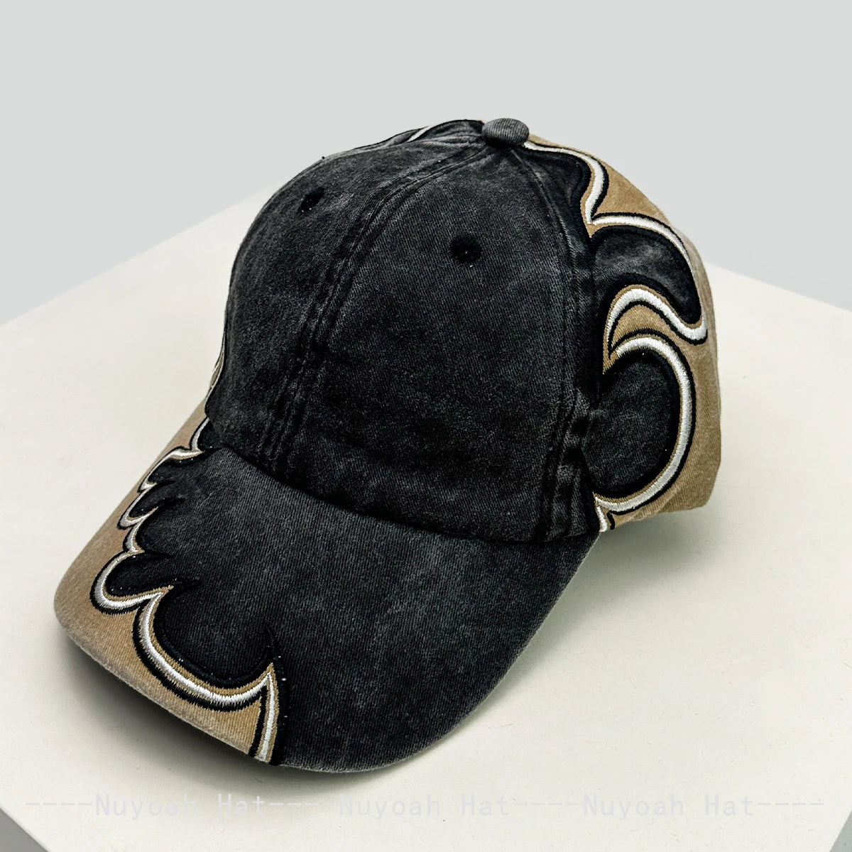 New Men Women American Street Embroidered Flame Baseball Hats