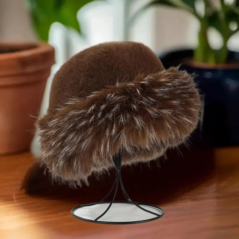 Winter Plush Fisherman Hat For Women