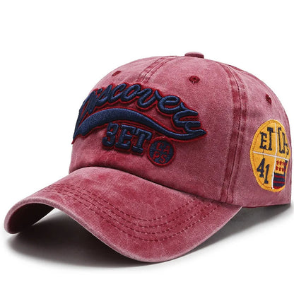 Hip Hop Washed Cotton Denim Baseball Cap