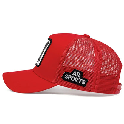 Fashion Cat Embroidery Baseball Cap Summer