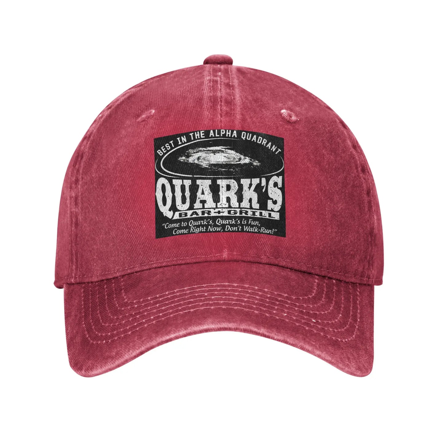Deep Space 9 Quarks Bar Baseball Caps Denim Fabric Hats