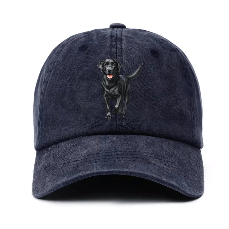 Black Labrador Print Baseball Cap is The Perfect Birthday Gift for Pet Enthusiasts for Both Men and Women