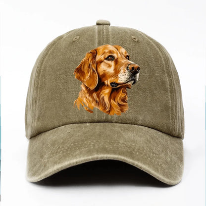 Golden Retriever Printed Baseball Cap, Lightweight Suitable for Both Men and Women