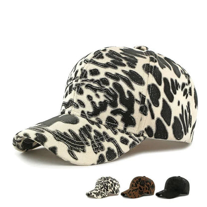 Spring Polyester Print Casquette Baseball Cap Adjustable