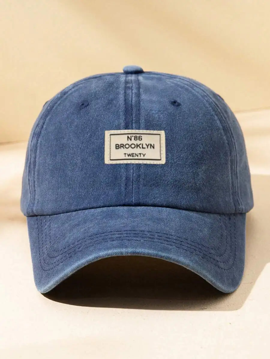 Unisex Washed Denim Baseball Cap Adjustable Casual Hat