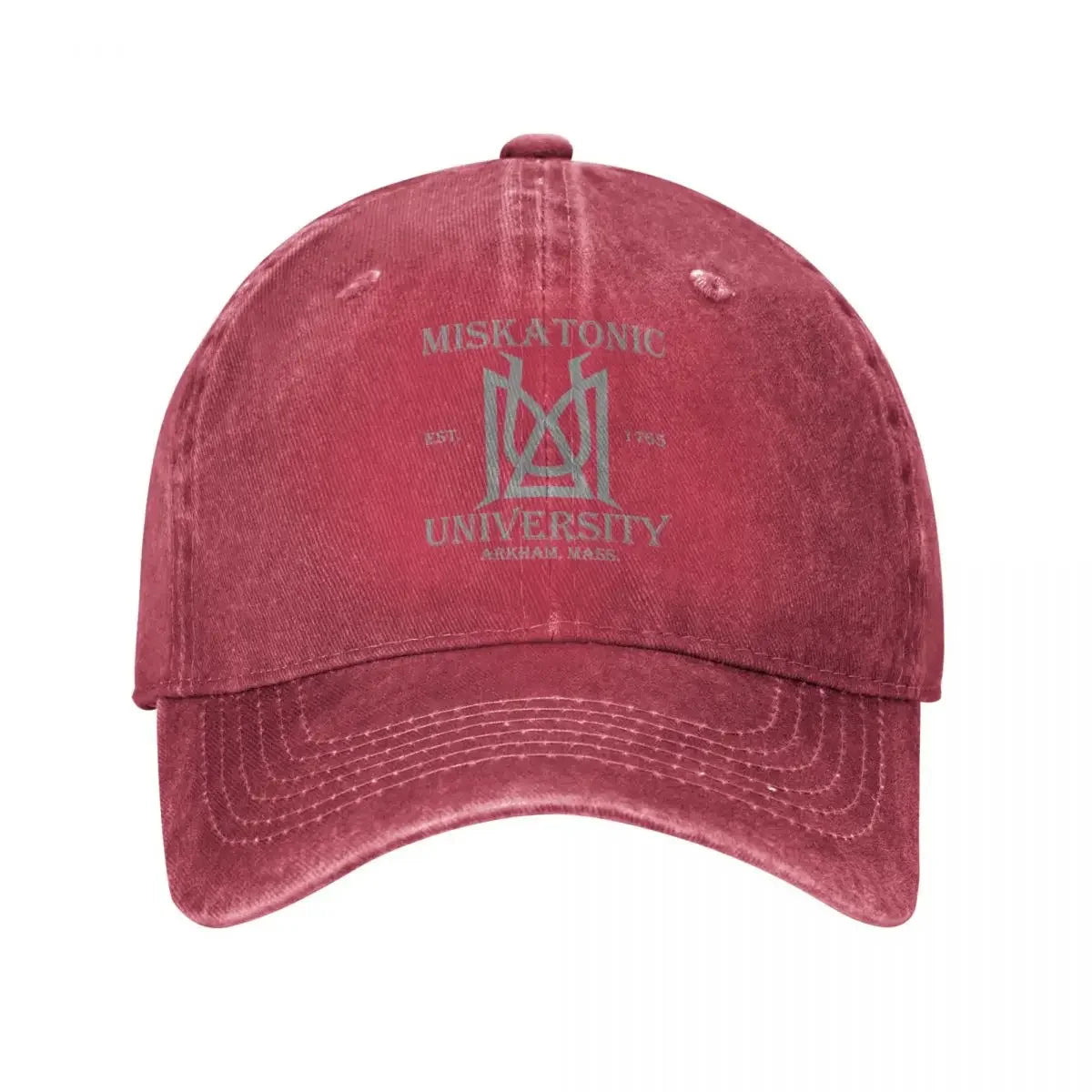 Miskatonic University Lovecraft Men Women Baseball Caps Distressed Denim Caps Hat