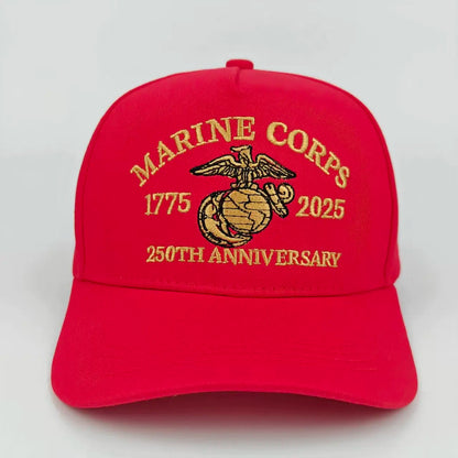 U.S. Marine Corps 250th Anniversary Official Baseball Cap - Knitted with 1775 - 2025