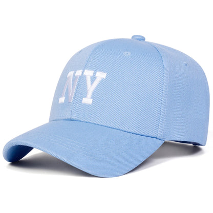 Unisex NY Embroidery Baseball Caps Spring Autumn Outdoor