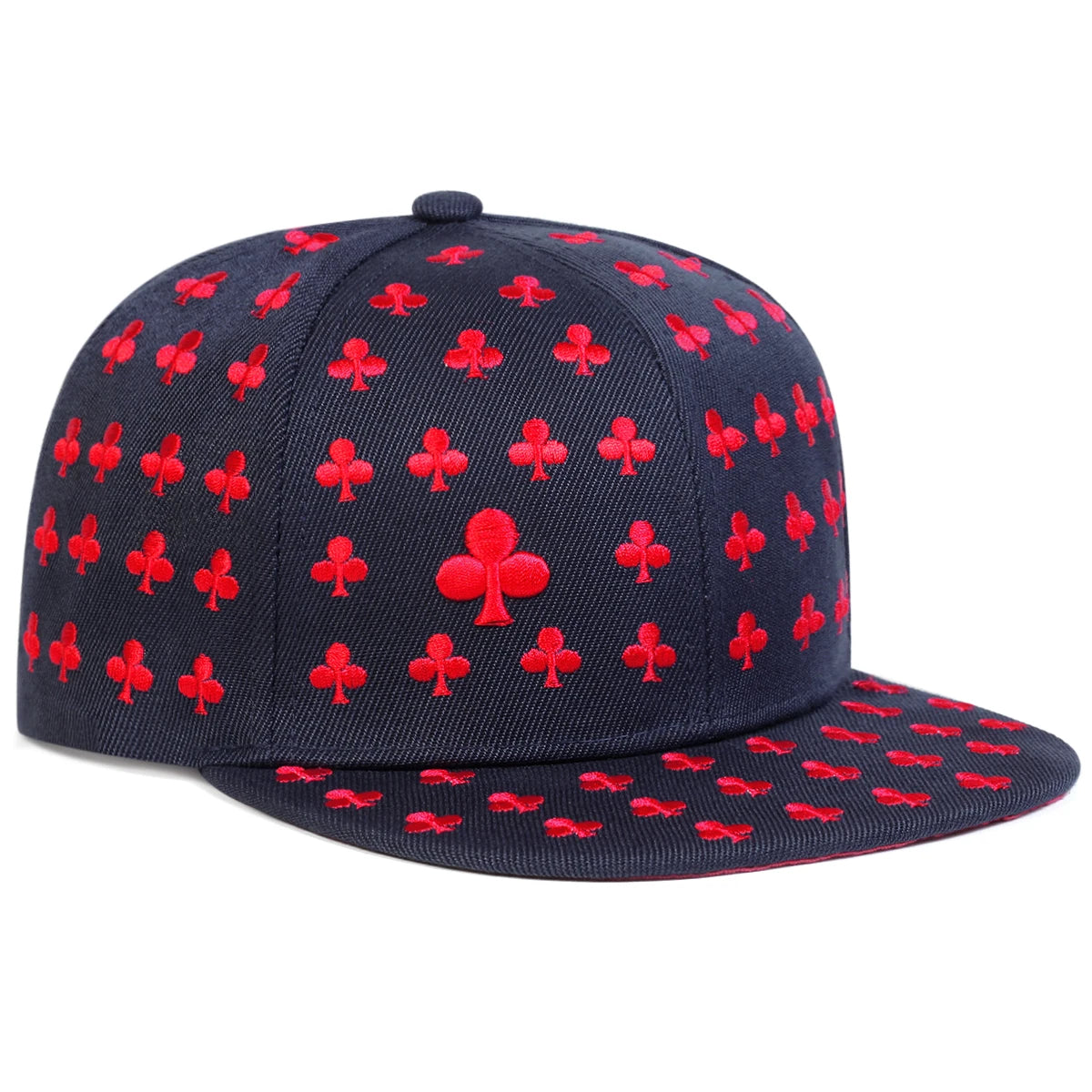Unisex Poker Embroidery Hip Hop Hat Outdoor