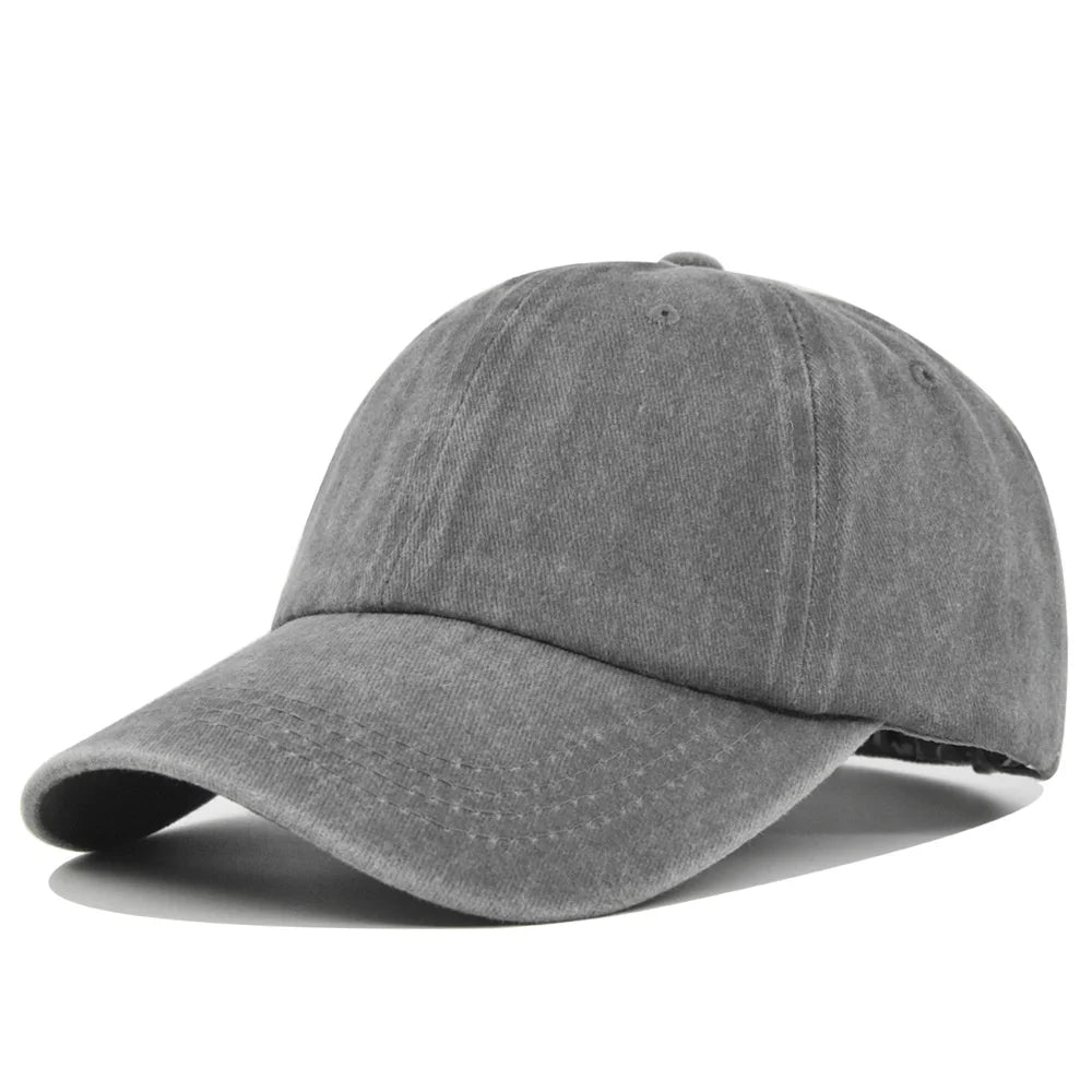 Unisex Baseball Cap Washed Hat Men Women
