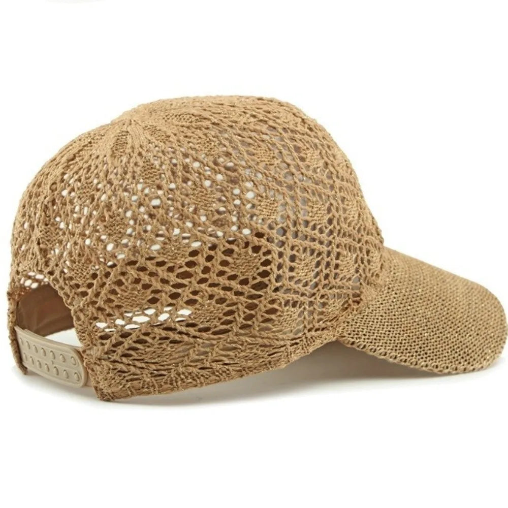 Fashion Hollow Thin Baseball Cap Adjustable