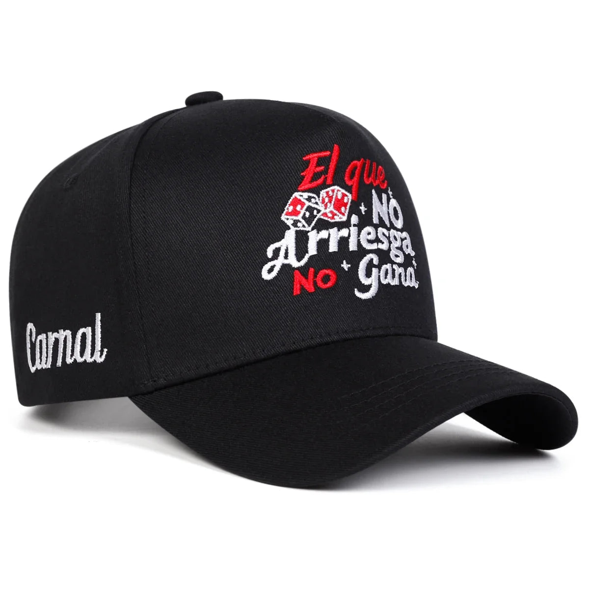 Unisex El Que No Arriesga No Gana Embroidery Baseball Caps Spring Autumn