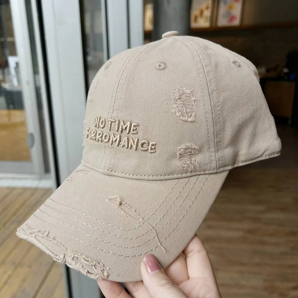 Hip Hop Summer Baseball Caps Letter Embroidery for Men Women