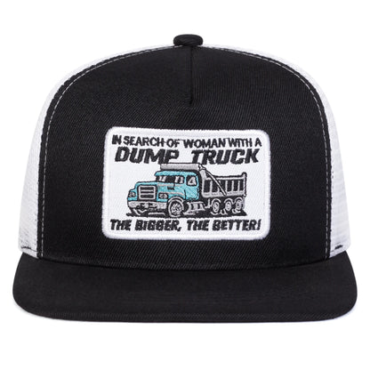 Unisex Dump Truck Letter Embroidery Hip-hop Net Hats Spring and Summer