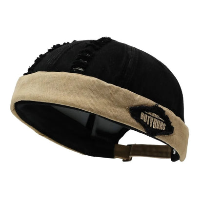 Casual Broken Hole Melon Skin Hat