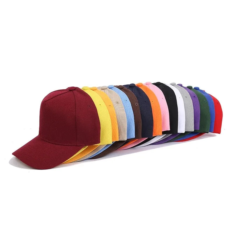 5 Panel Blank Baseball Caps For Men Women