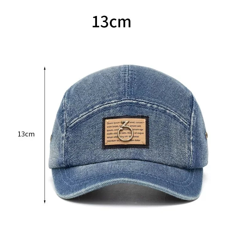 Denim Baseball Cap For Men New Spring And Summer