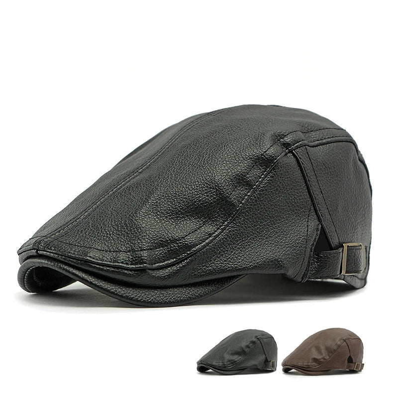 Men's Spring And Autumn Imitation Sheepskin Beret