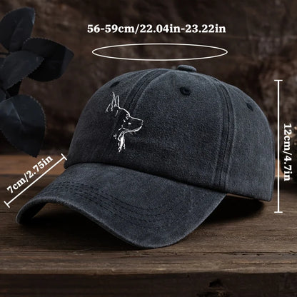 Men' & Women' Wolf Head Print Baseball Cap