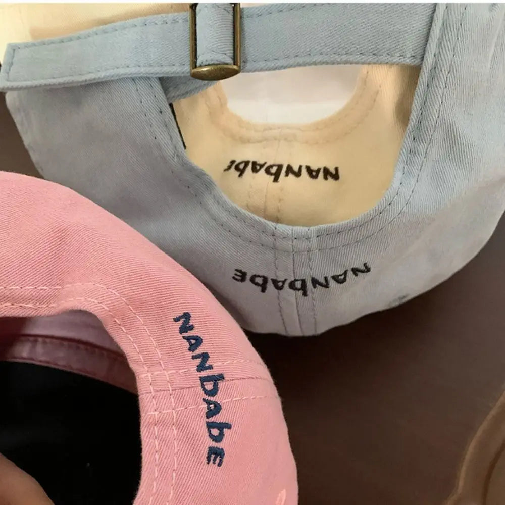 Fashion Embroidered Embroidery Baseball Cap Peaked Cap Cotton