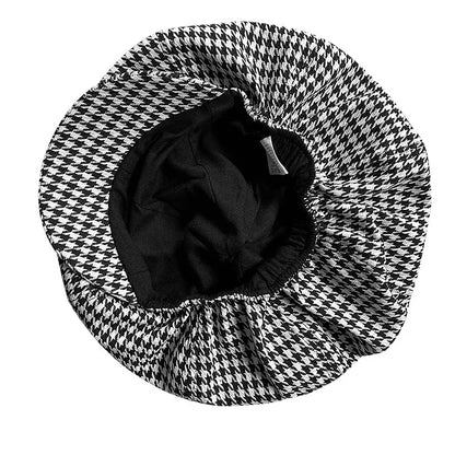 Women's Beret Elegant Cloud Cap Summer Beret Breathable Lightweight Pleated Solid Color