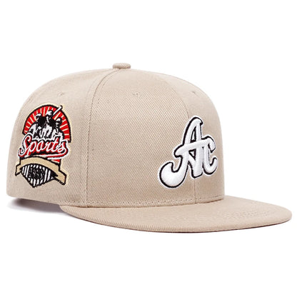 AC Side Sport Embroidery Fashionable Men's Sports Hip Hop Hat