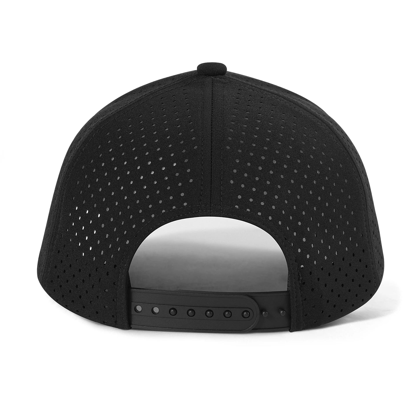 Men Quick Dry Baseball Cap Laser Cut Mesh Ball Curved Brim Snapback Hat