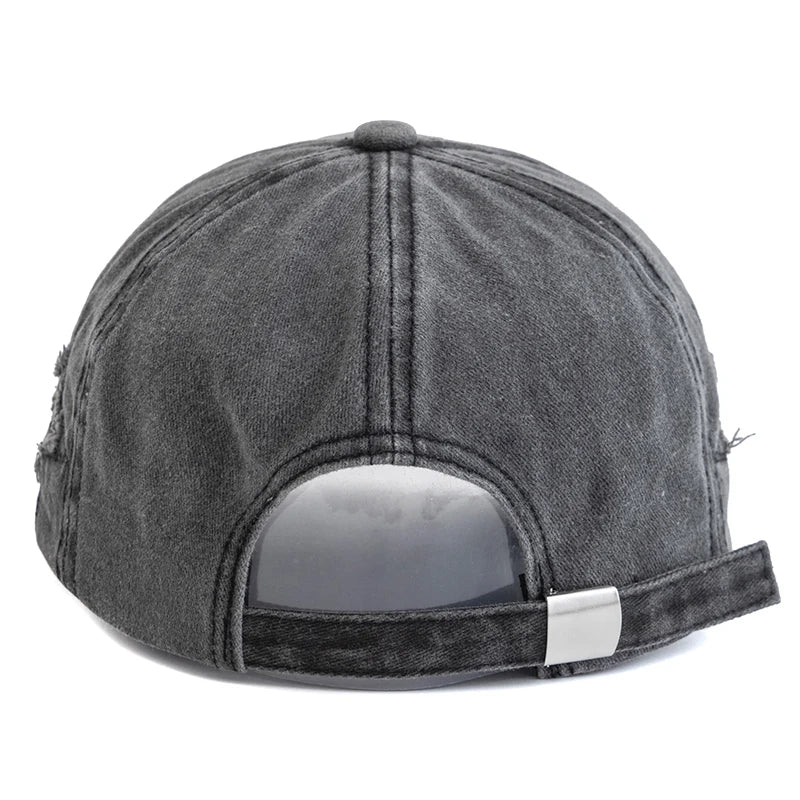 New Women's Five Pointed Star Design Washed Cotton Baseball Cap
