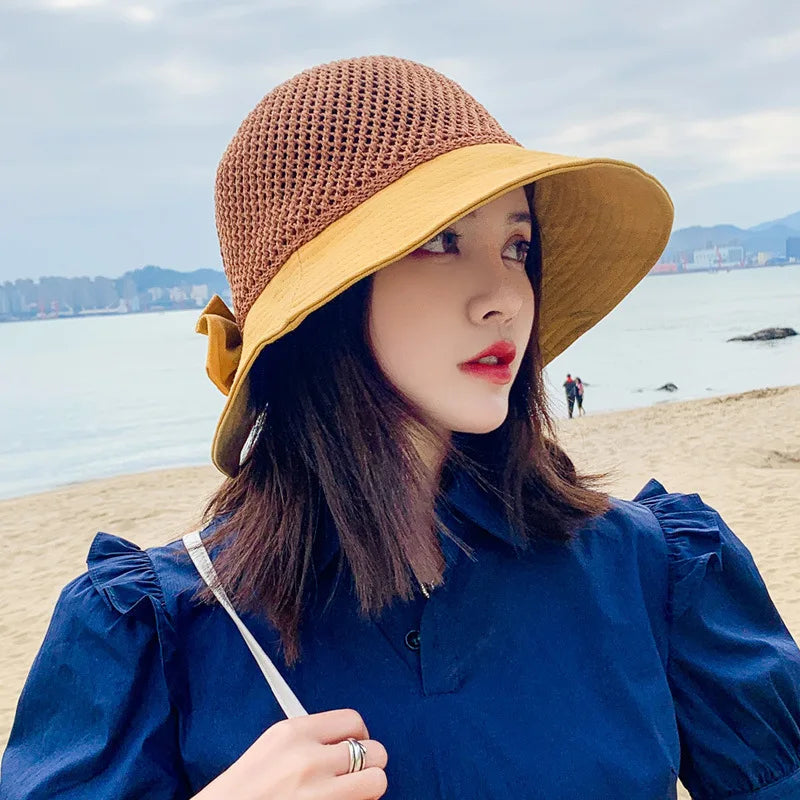 Outdoor UV Protection Sun Hat Summer Women's Bucket
