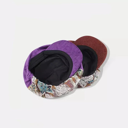 Street Show Face Small Newsboy Hats Women