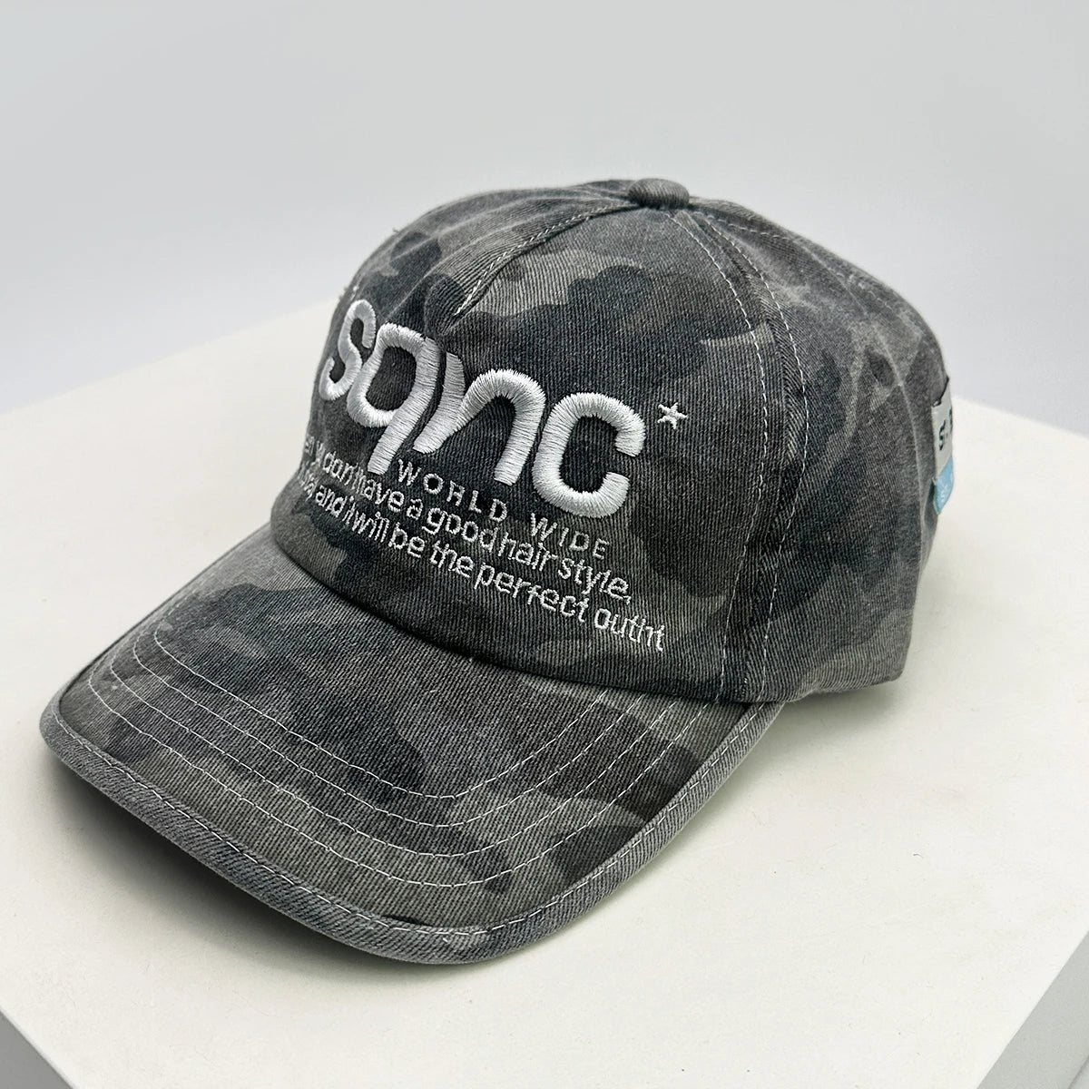 Unisex American Style Cao Letter Embroidery Baseball Hats