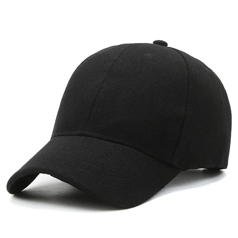 Unisex Cap Casual Plain Baseball Cap Adjustable Snapback Hats Hip Hop Cap Street Dad Hat