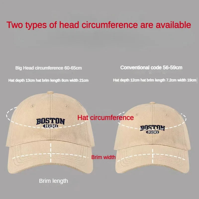 Boston 1630 Men's Spring Autumn Baseball Cap