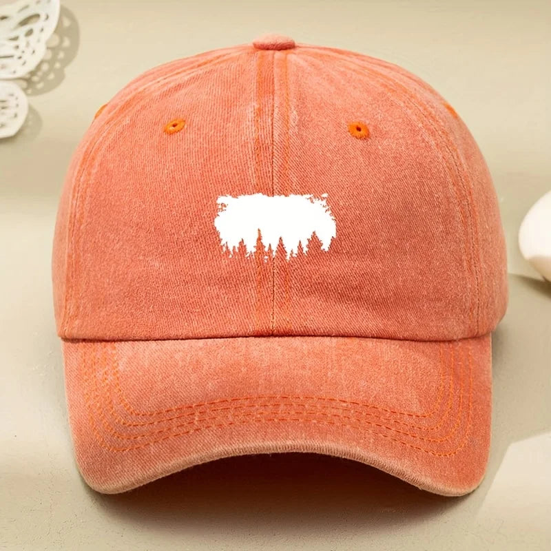 Forest Printed Baseball Cap for Men and Women