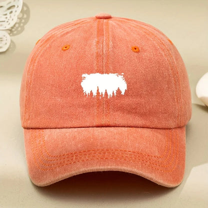 Forest Printed Baseball Cap for Men and Women