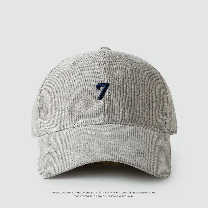 Winter 60-65cm Large Size Corduroy Baseball Cap For Men Women