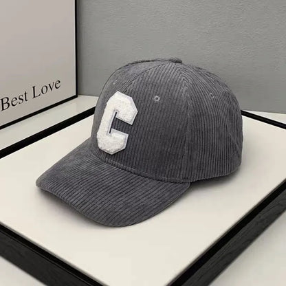 Fashion Baseball Cap Corduroy Fishing Trucker Cap