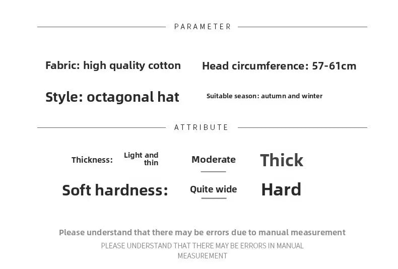 Japanese Simple Sticker Retro Corduroy Berets Cap For Women Spring And Autumn