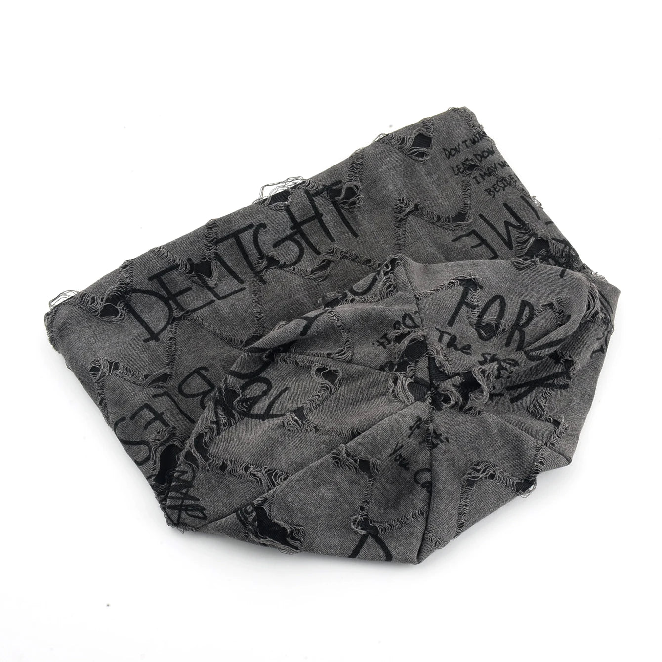 Letter Print Beanie Hat For Women Men Vintage