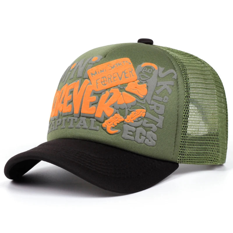 Baseball Hat MINI Printed Street Hip Hop Hat