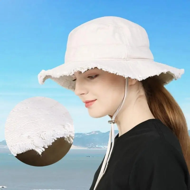 Adult Teenagers Wide Brim Bucket Hat