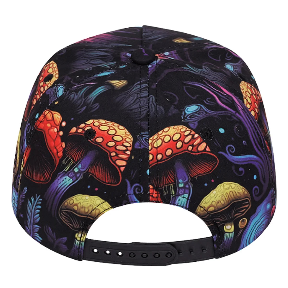 Printed Dreamy Mushroom High Quality Flat Brimmed Hat Trendy Hip Hop Hat