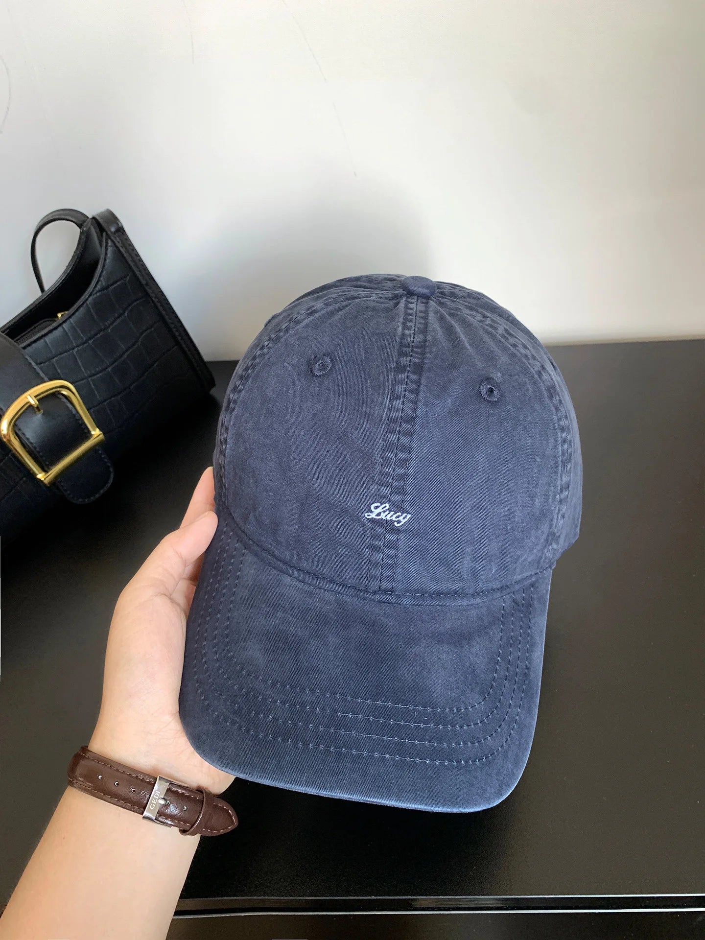 Retro Cotton Baseball Caps Spring Summer Letter Embroidery Sun Hats For Men & Women