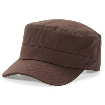 Solid Color Unisex Hats Simple Casual Sunshade Flat Top Hat