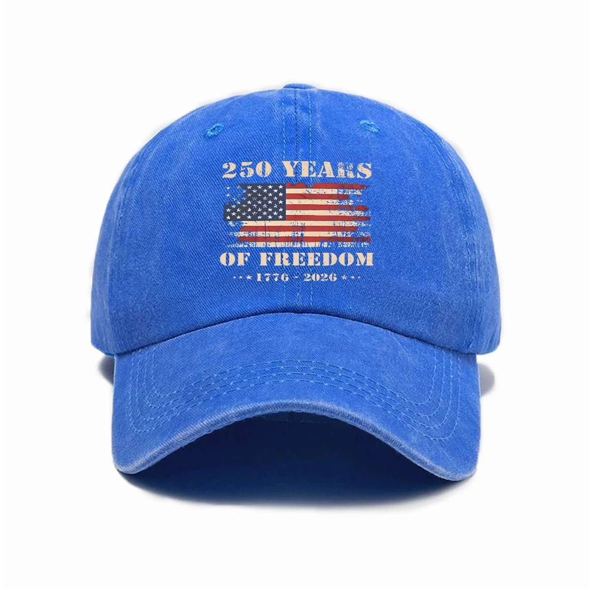 US 250th Anniversary Cap Washed Print Cap